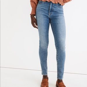 Madewell 9” Hogh Rise Skinny Jeans. NWOT